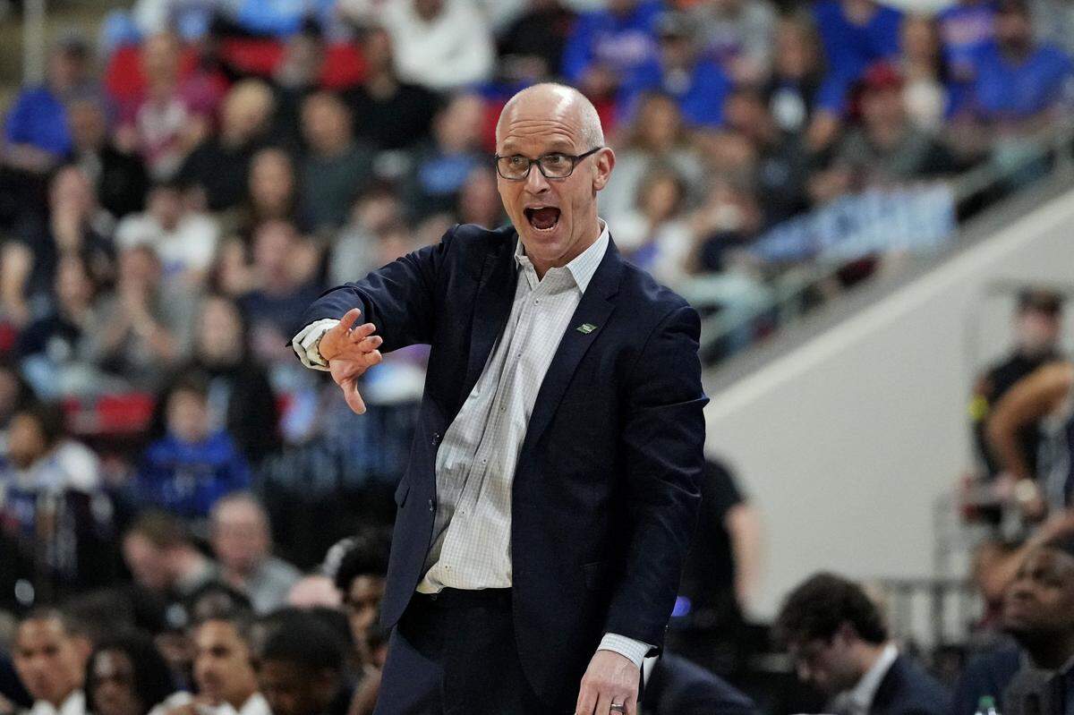 The sideline comportment of Connecticut coach Dan Hurley attracted a lot of attention during the 2024-25 season.