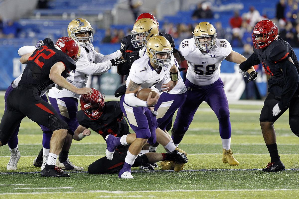 Male quarterback Garrett Dennis passed for 2,491 yards and 34 TDs with only seven interceptions in leading his team to the Class 6A title.