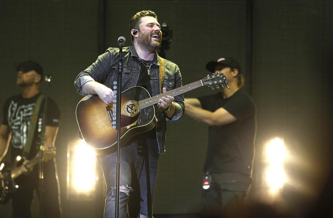 Chris Young performed Friday night heading opening night of Red, White and Boom at Rupp Arena.
