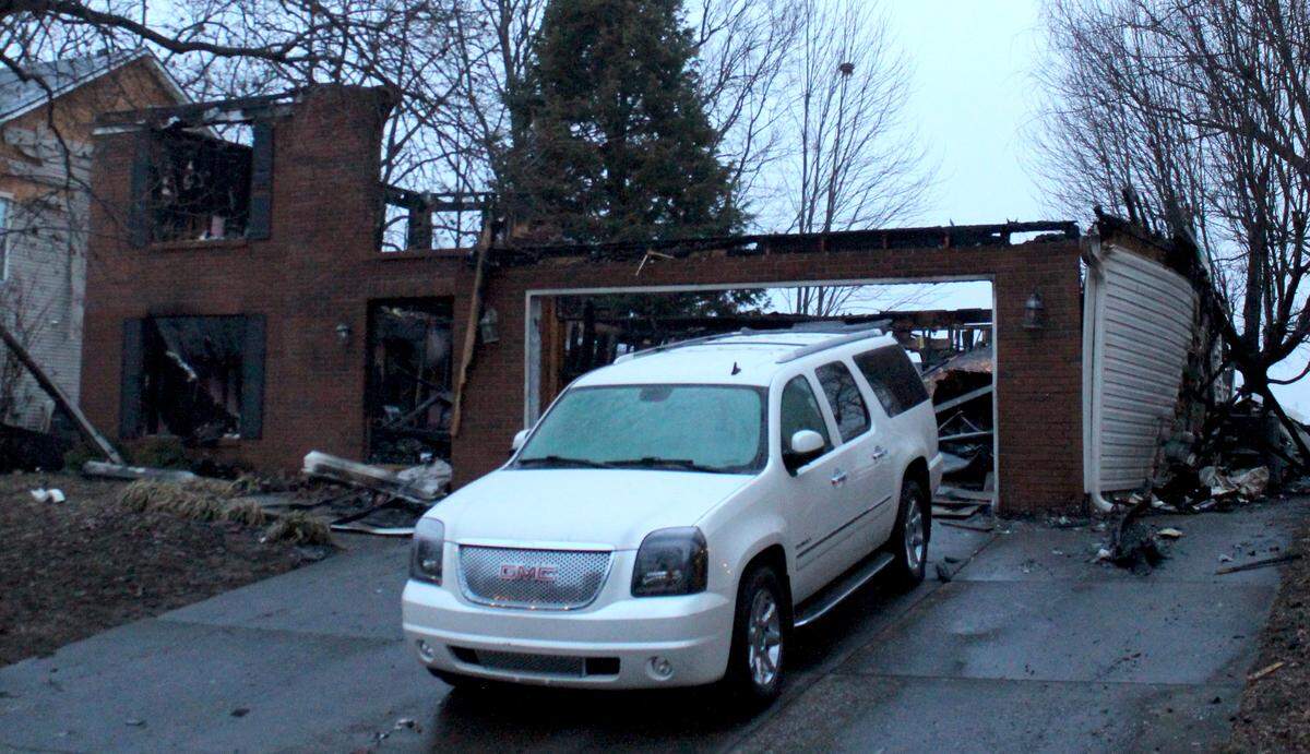 A house on Meadow Valley Road in Lexington was totally destroyed by a fire Jan. 1, 2026.