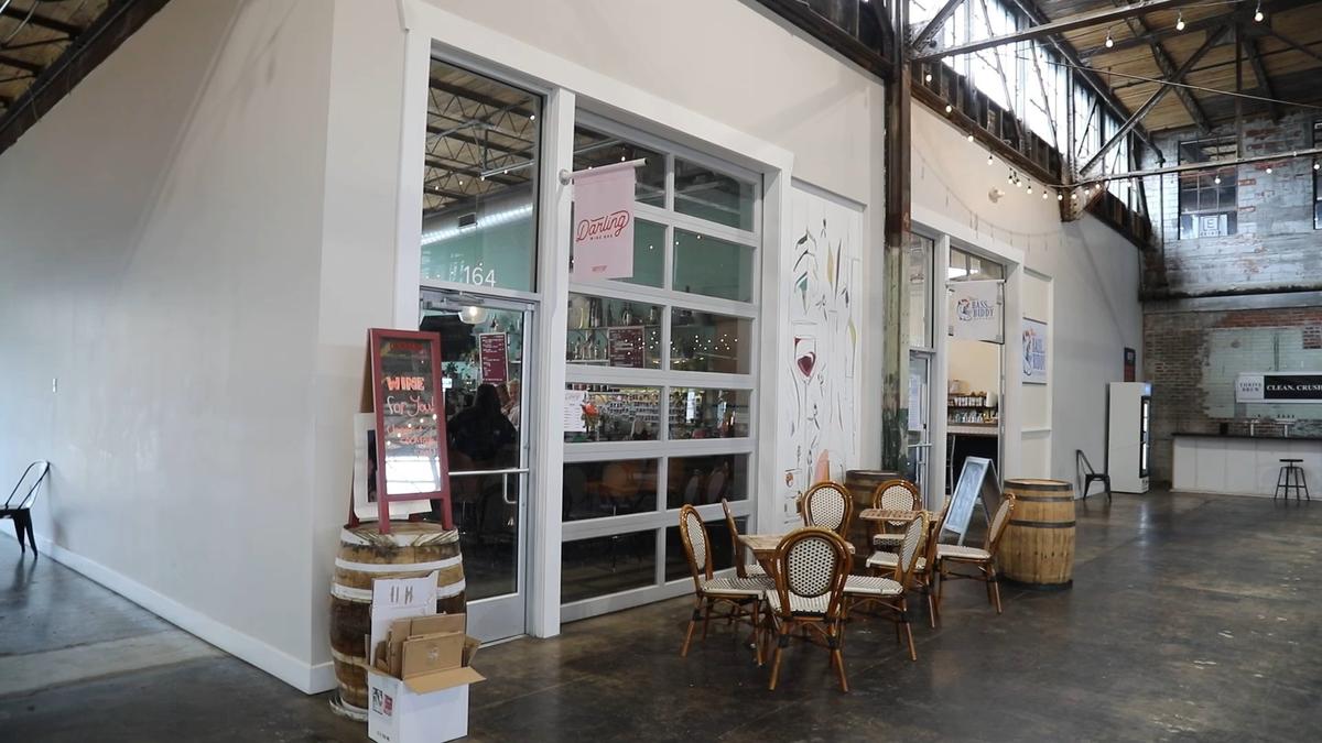 Darling Wine Bar is located in Greyline Station, on the Northside of Lexington.