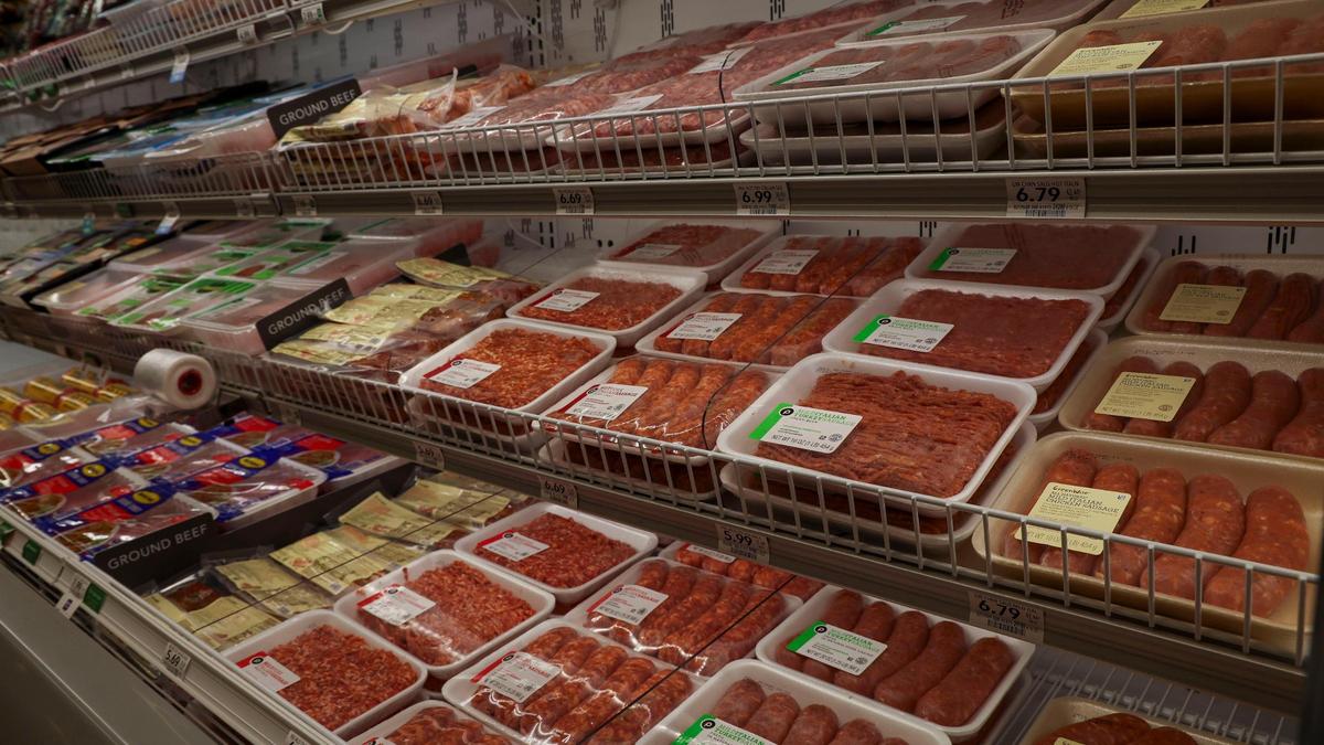 Meat on display inside Publix Super Market during a sneak peek of Lexington’s first Publix grocery store, March 3, 2025 in Lexington, Ky. The new-to-Lexington supermarket, located at the intersection of Citation Boulevard and Georgetown Road, has 16 aisles. Publix is also opening a Lexington store in the Fountains of Palomar shopping center at Harrodsburg Road and Man o’ War.