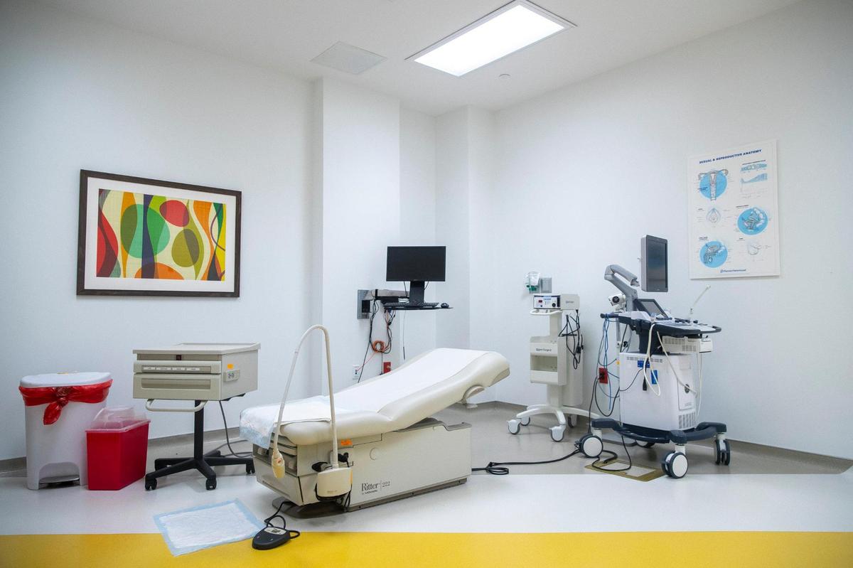 A room where abortions are performed at the Planned Parenthood – Louisville Health Center.