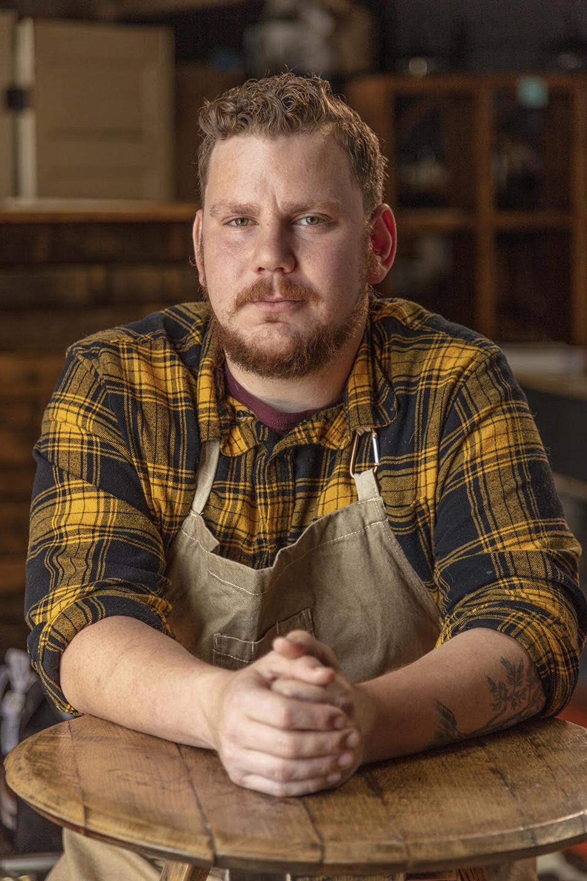 Chef Noam Bilitzer, owner and chef at MeeshMeesh Mediterranean in Louisville, is up for a James Beard Award.