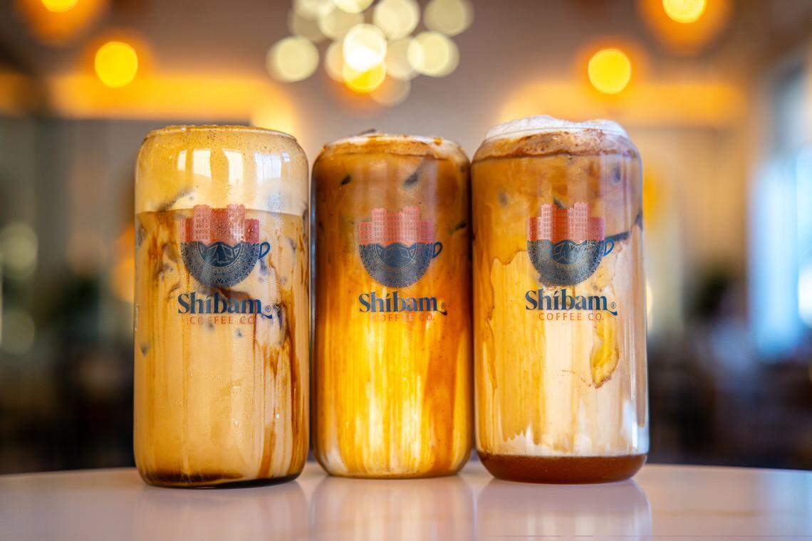 Iced Shibam Latte’s from Shibam Coffee, a new to Lexington coffee shop that will open in November. The latte is infused with honey and Yemeni spices. Yemeni coffee is unique for its rich history of being the birthplace of coffee, distinct flavor and cultivation methods.
