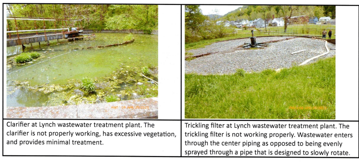 State authorities have cietd the city of Lynch for violations at its sewage treatment plant