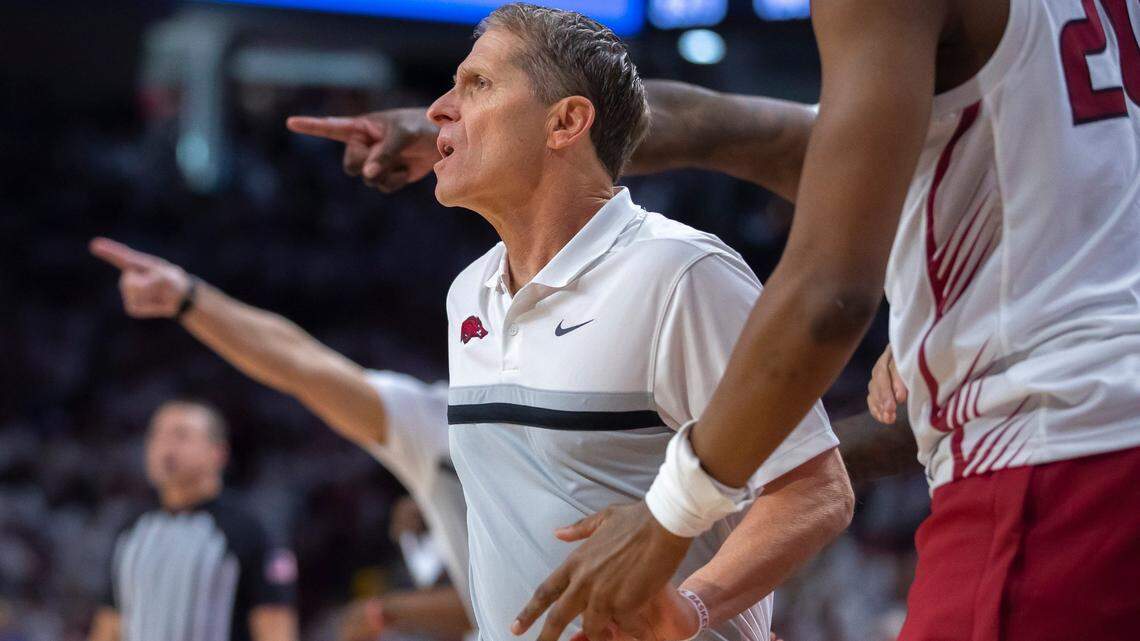 Everything Arkansas head coach Eric Musselman said after losing at home to shorthanded UK