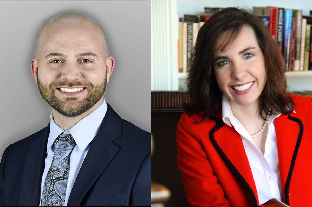 Democrat Michael Bowman is challenging incumbent Kentucky State Treasurer Allison Ball, a Republican, in the Nov. 5, 2019, general election.