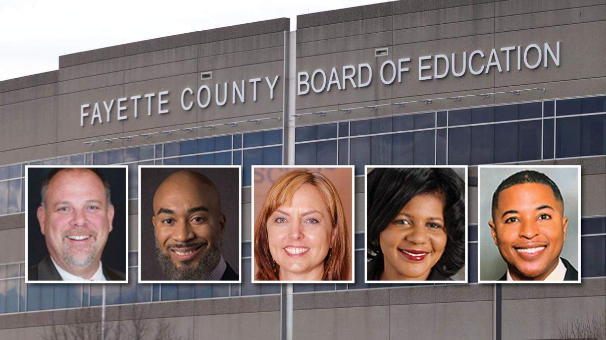 From left, Christopher Bernier, Melvin Brown, Angela Dominguez, Tawana Grover and Demetrus Liggins are the finalists named in the Fayette schools superintendent search.