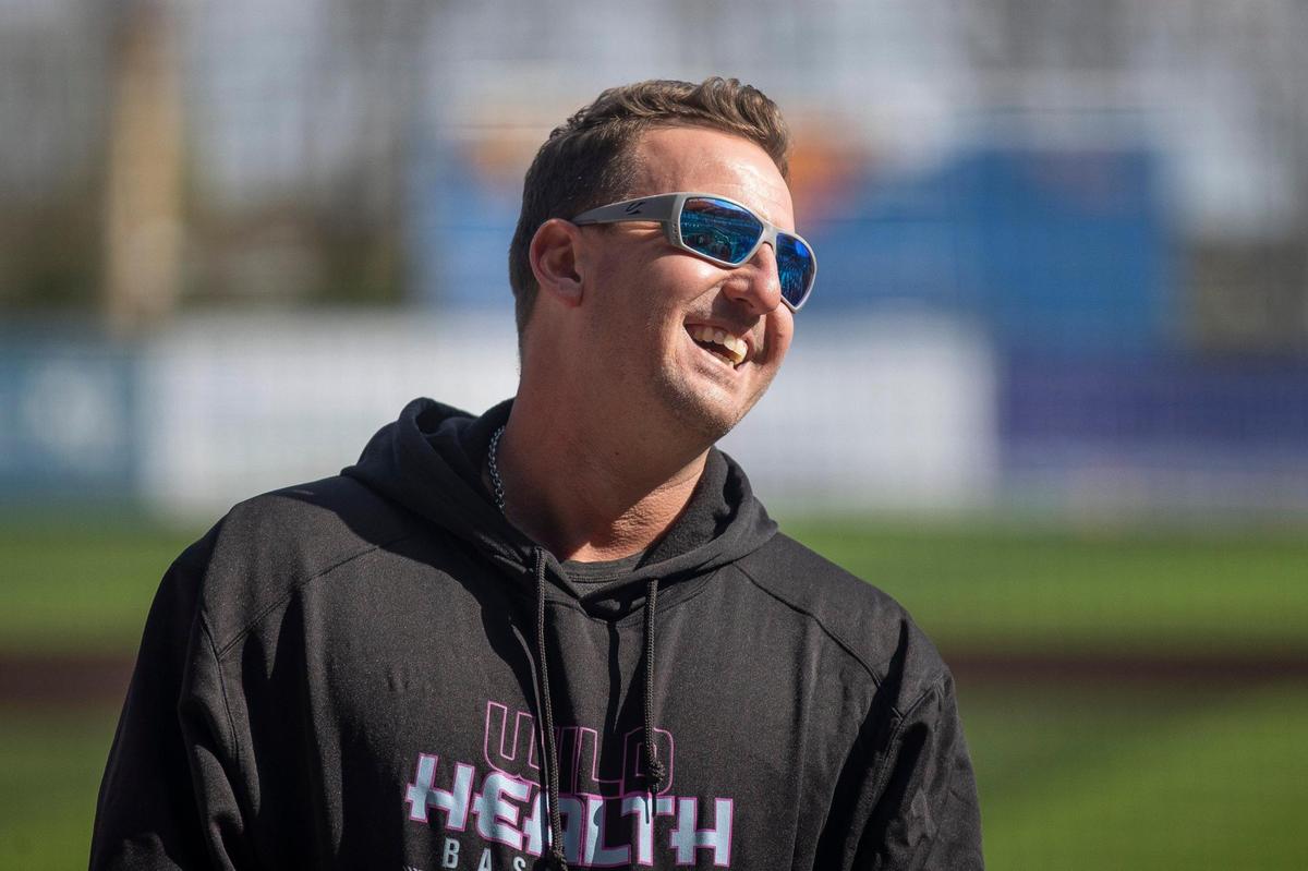 Mark Minicozzi, manager of the Wild Health Genomes, attends media day in Lexington on Tuesday.