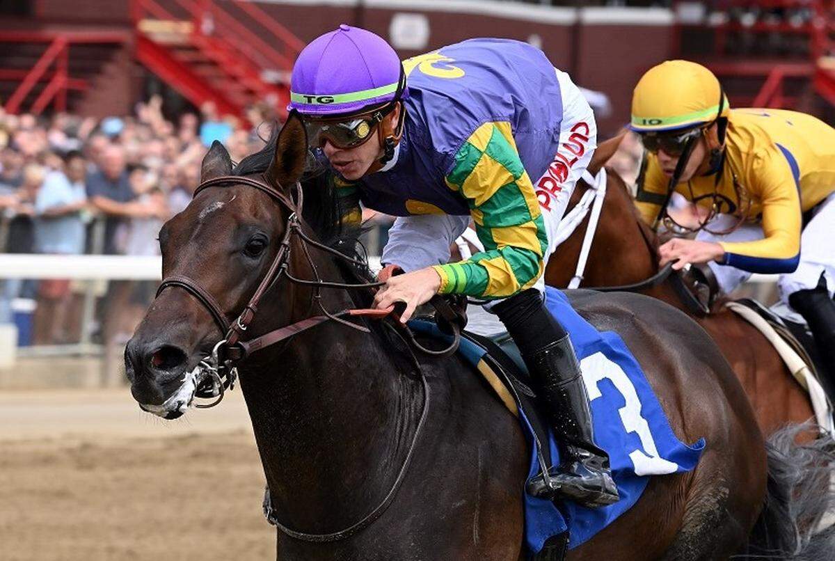 Kevin’s Folly enters Saturday’s Claiborne Breeders’ Futurity at Keeneland coming off a third-place finish in the Grade 1 Hopeful Stakes at Saratoga last month.