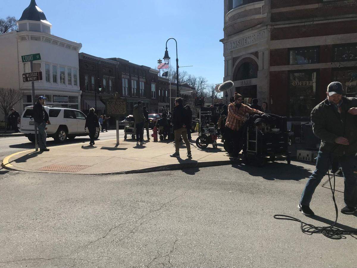 A crew from Lexington-based Wrigley Media Group filmed in Versailles at The Amsden building in early 2019. The scenes were for Drew Barrymore’s “The Stand In.”