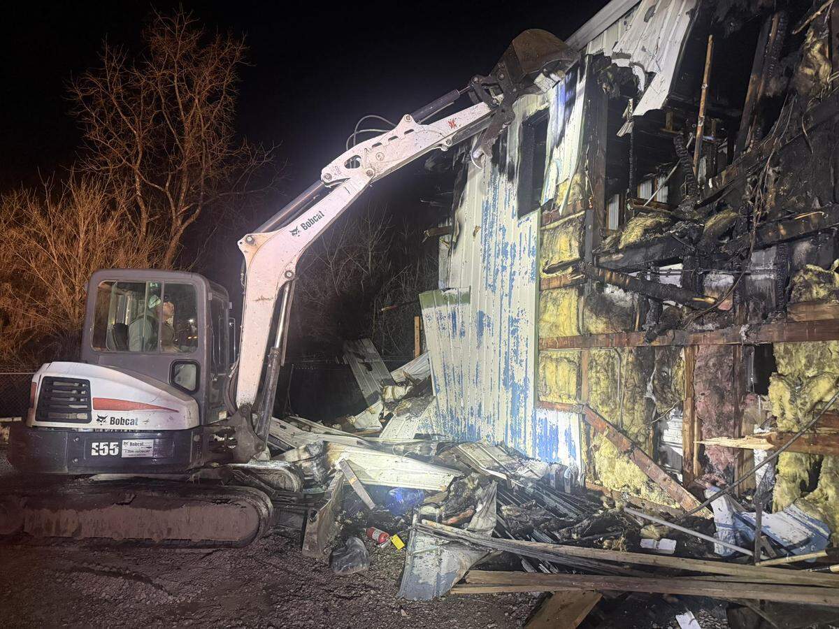 The Rockcastle County Road Department maintenance garage was majorly damaged by a fire on Feb. 21, 2024.