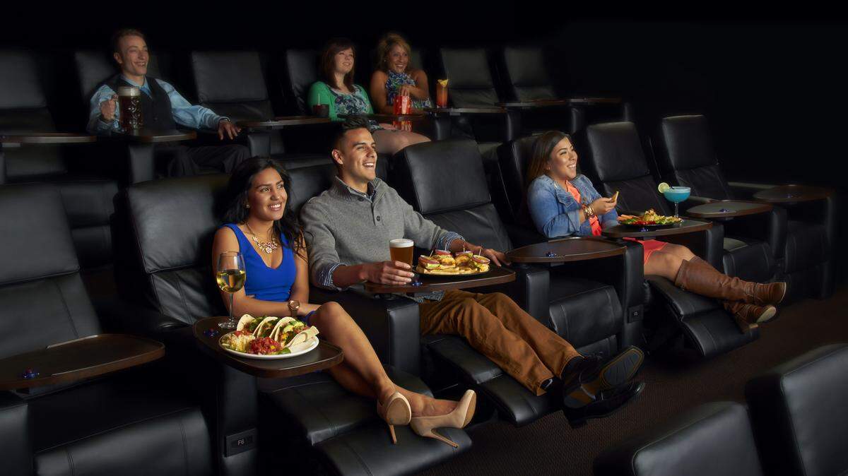 Seats at the Brannon Crossing Movie Tavern, in the former Amstar Cinemas, will be like those at its CitiPlace Theatre in Baton Rouge, La., above. Movie Tavern and Amstar share a parent company.