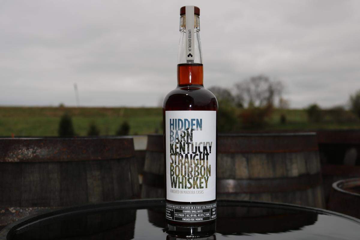 Hidden Barn’s Perfect Harmony, a Madeira finished bourbon, is available now.