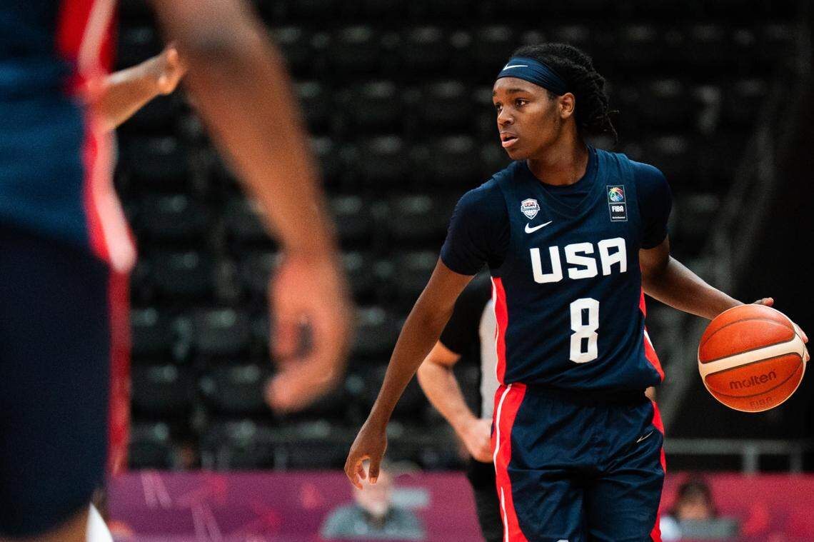 Incoming Kentucky basketball freshman Jasper Johnson began his prep career at Woodford County High School in Versailles.