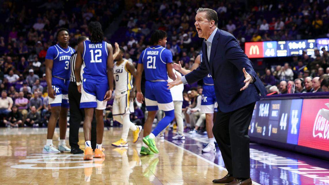 ‘We reverted a little bit today.’ What John Calipari said after UK basketball lost at LSU.