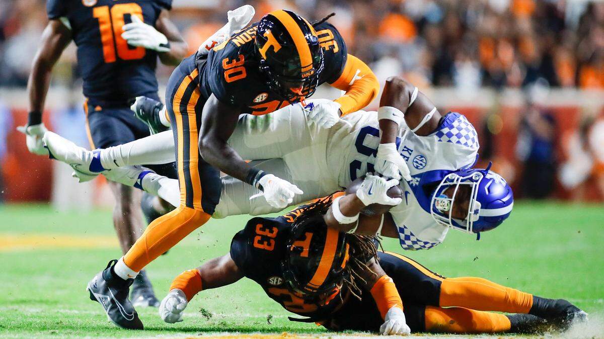 Final statistics from No. 19 Kentucky football’s 44-6 loss at No. 3 Tennessee