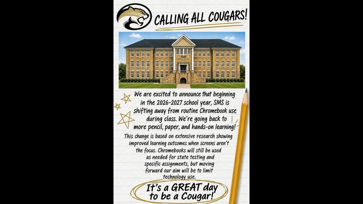 Simons Middle School in Fleming County has decided to shift away from tech in favor of pencil, paper