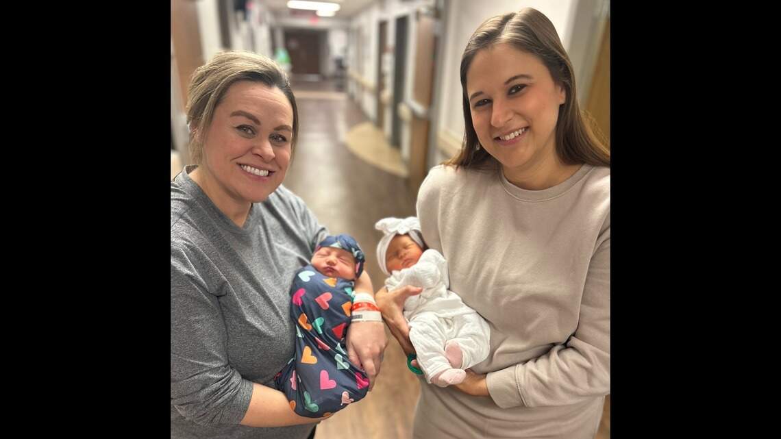 ‘A beautiful coincidence.’ Babies born to Central KY nurses within minutes of each other