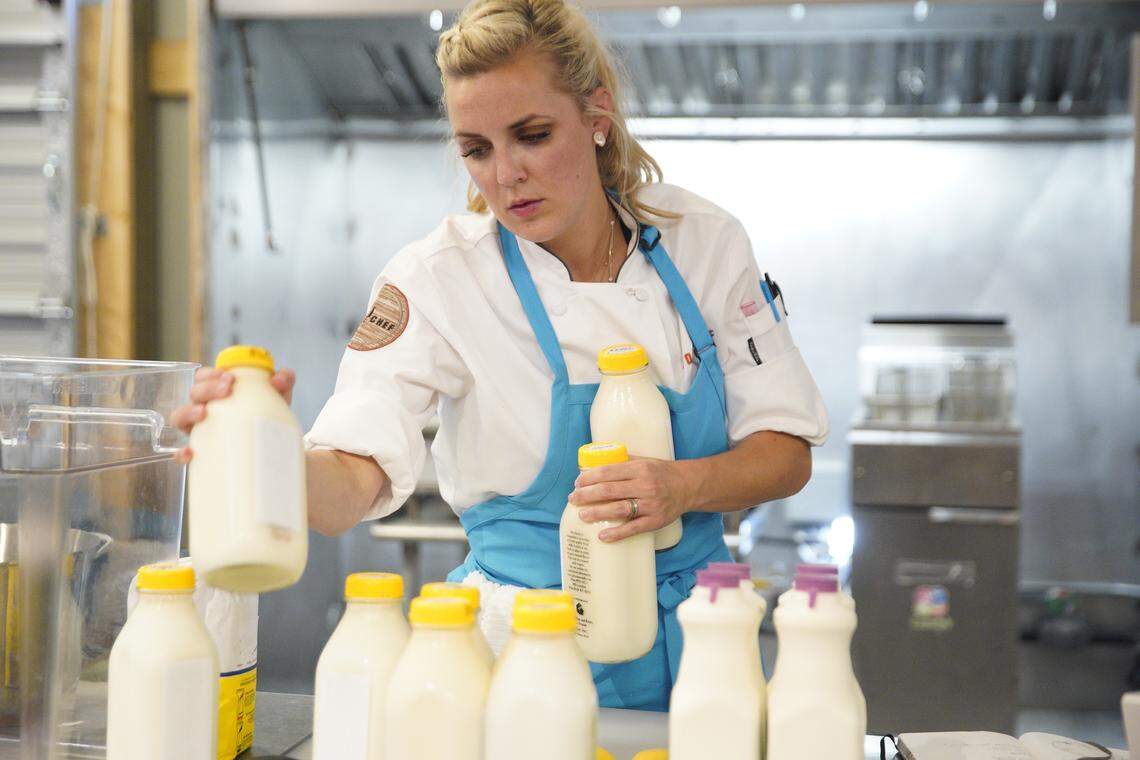 Chef Kelsey Barnard wowed with her beautiful buttermilk panna cotta at Restaurant Wars but can she do more than desserts? Or fancy deviled eggs?