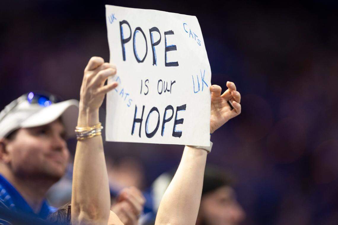 Kentucky fans greeted the Mark Pope era last April with a packed Rupp Arena celebrating the new head coach’s arrival.