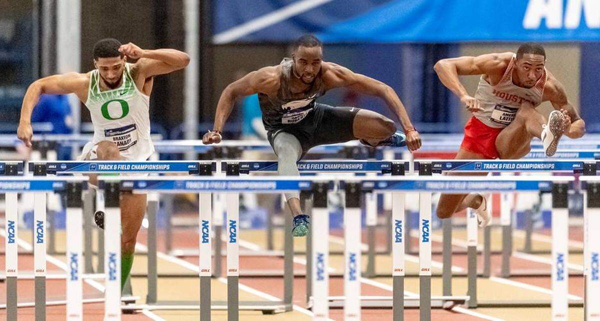 Kentucky’s Daniel Roberts, a junior from Hampton, Ga., was a semifinalist in the 110 hurdles at last year’s NCAA Outdoors.