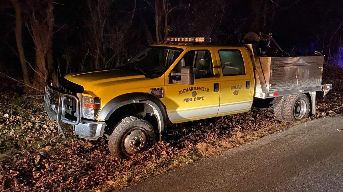 The Richardsville Fire Department reported this truck stolen Feb. 24. It was found soon after, but the fire department said equipment was taken from inside.