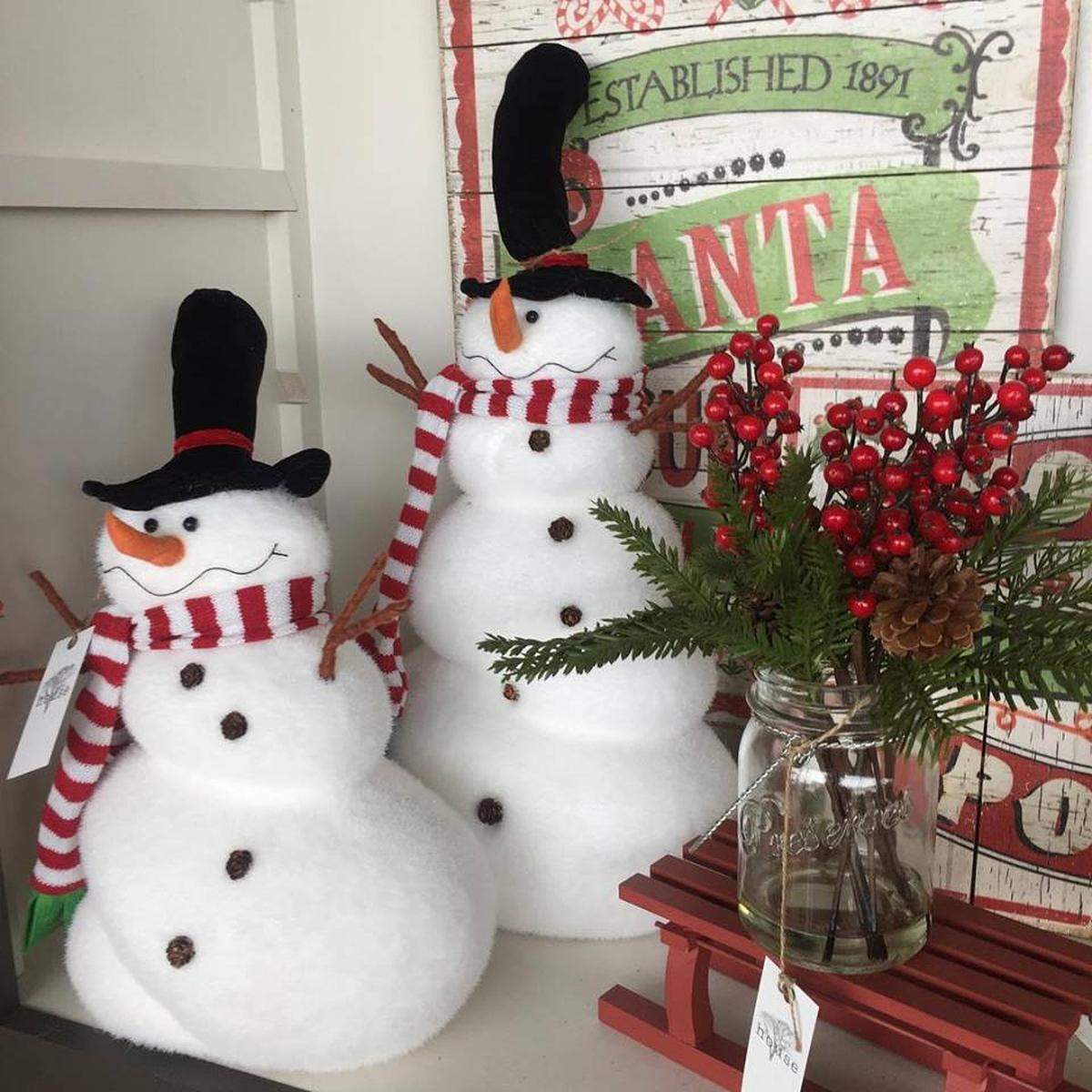 These melting snowman figures, available in three sizes, will be part of the annual Christmas in July sale at House, Friday through Aug. 4.  During the sale save 20 percent off storewide.