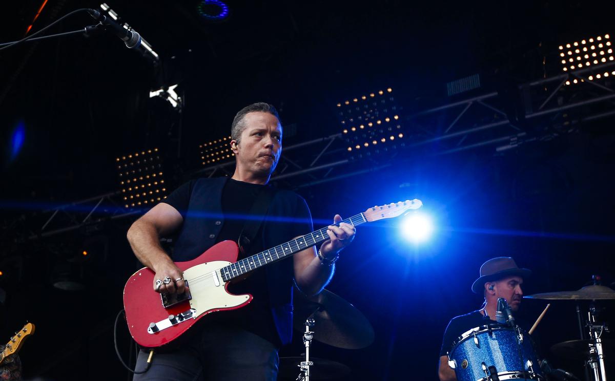 Jason Isbell and the 400 Unit performs during the final day of the Forecastle Festival at Waterfront Park in Louisville on July 15.