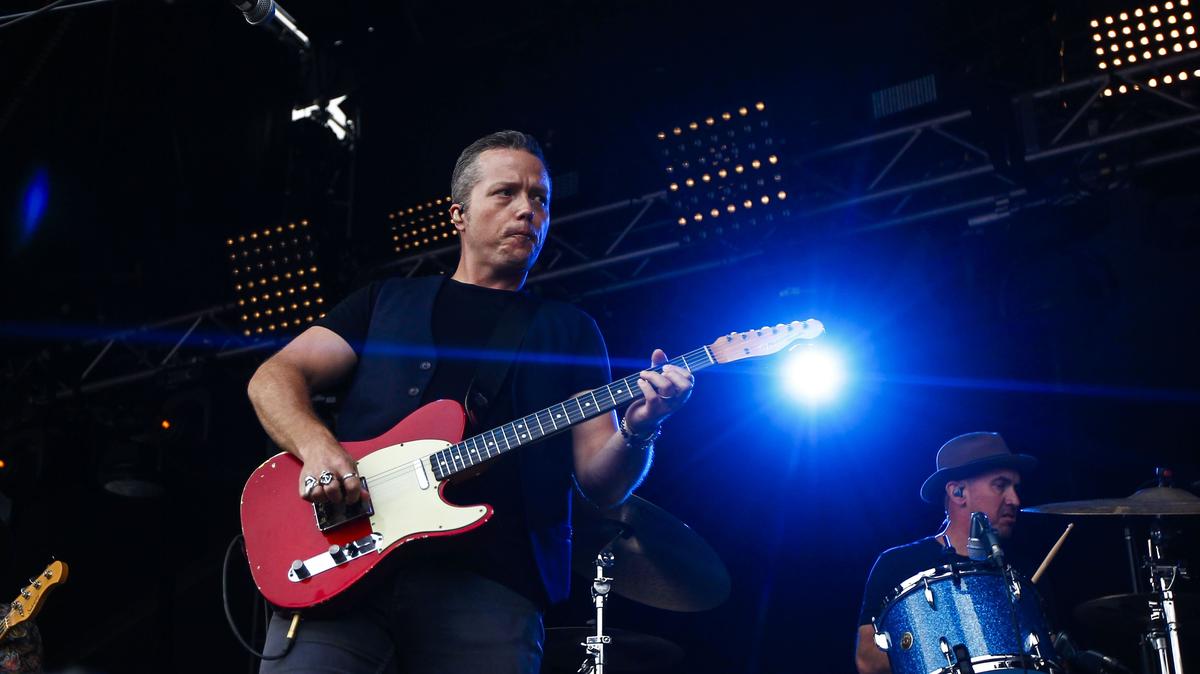 Jason Isbell and the 400 Unit performs during the final day of the Forecastle Festival at Waterfront Park in Louisville on July 15.