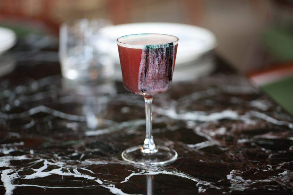 For Lexington Bourbon Week, Mileta will have the Mileta Pepper Harvest made with James E. Pepper 1776 Rye, blood orange liqueur, black pepper syrup, Amaro Nonino, lemon juice, orange bitters and black sesame-infused coconut oil garnish.