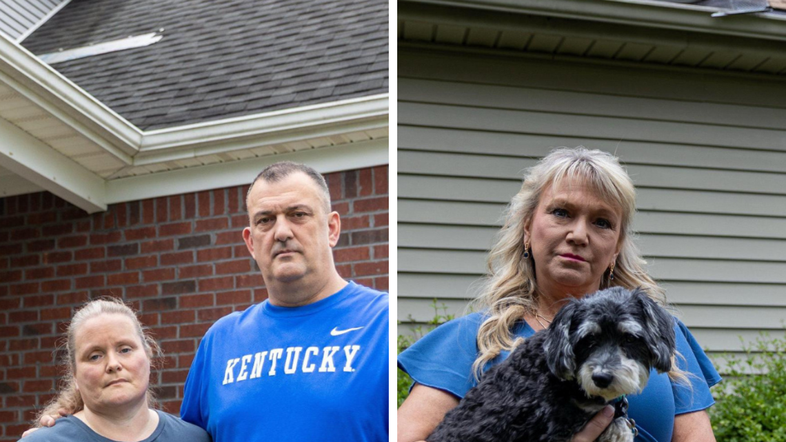 ‘Organized crime’: Homeowners say Lexington Blue roofing company conned them