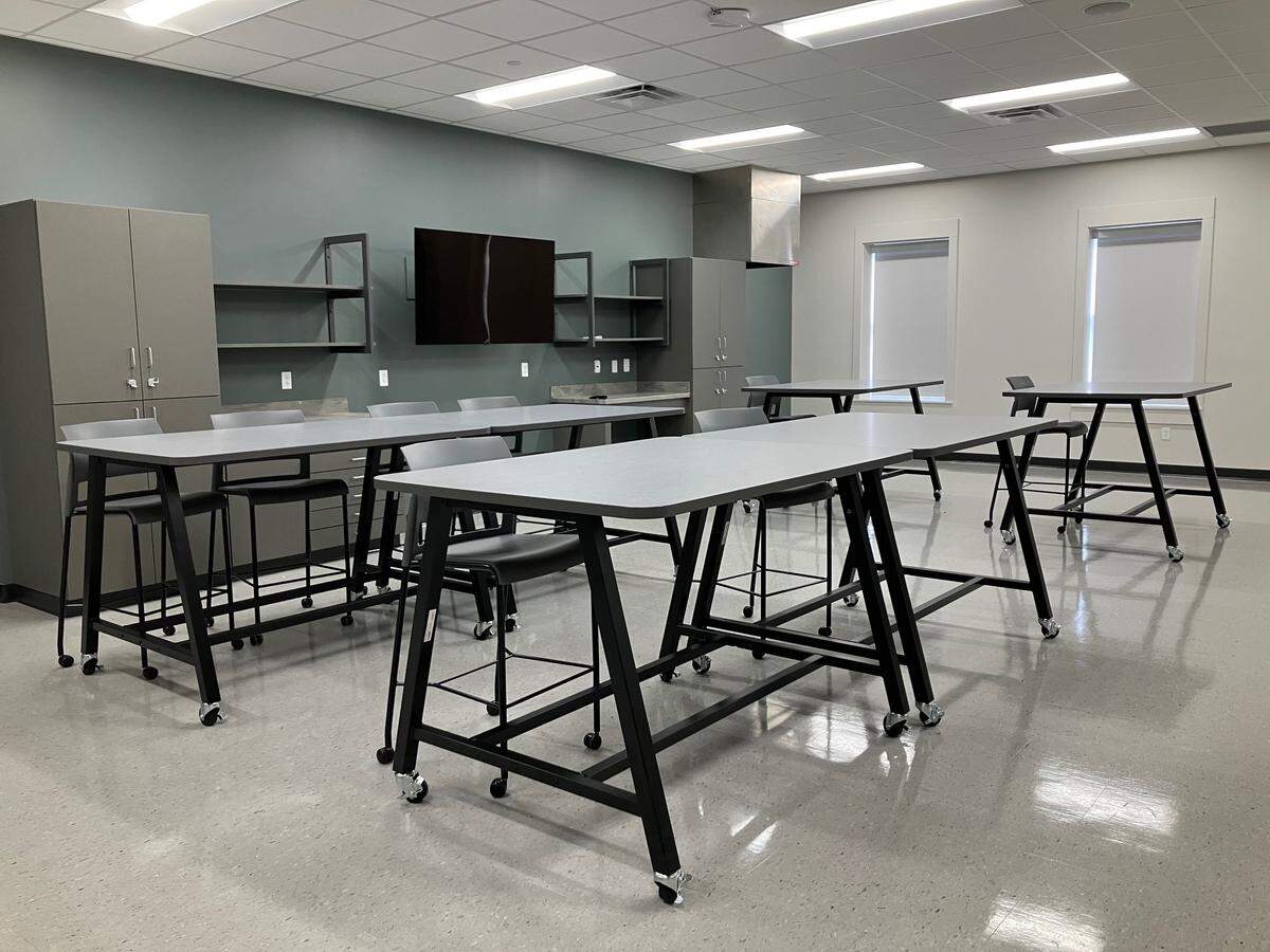 The renovation of the third floor of the Pam Miller Downtown Arts Center includes multiple meeting rooms and a studio. A grand opening of the new space was held Jan. 22,2025.