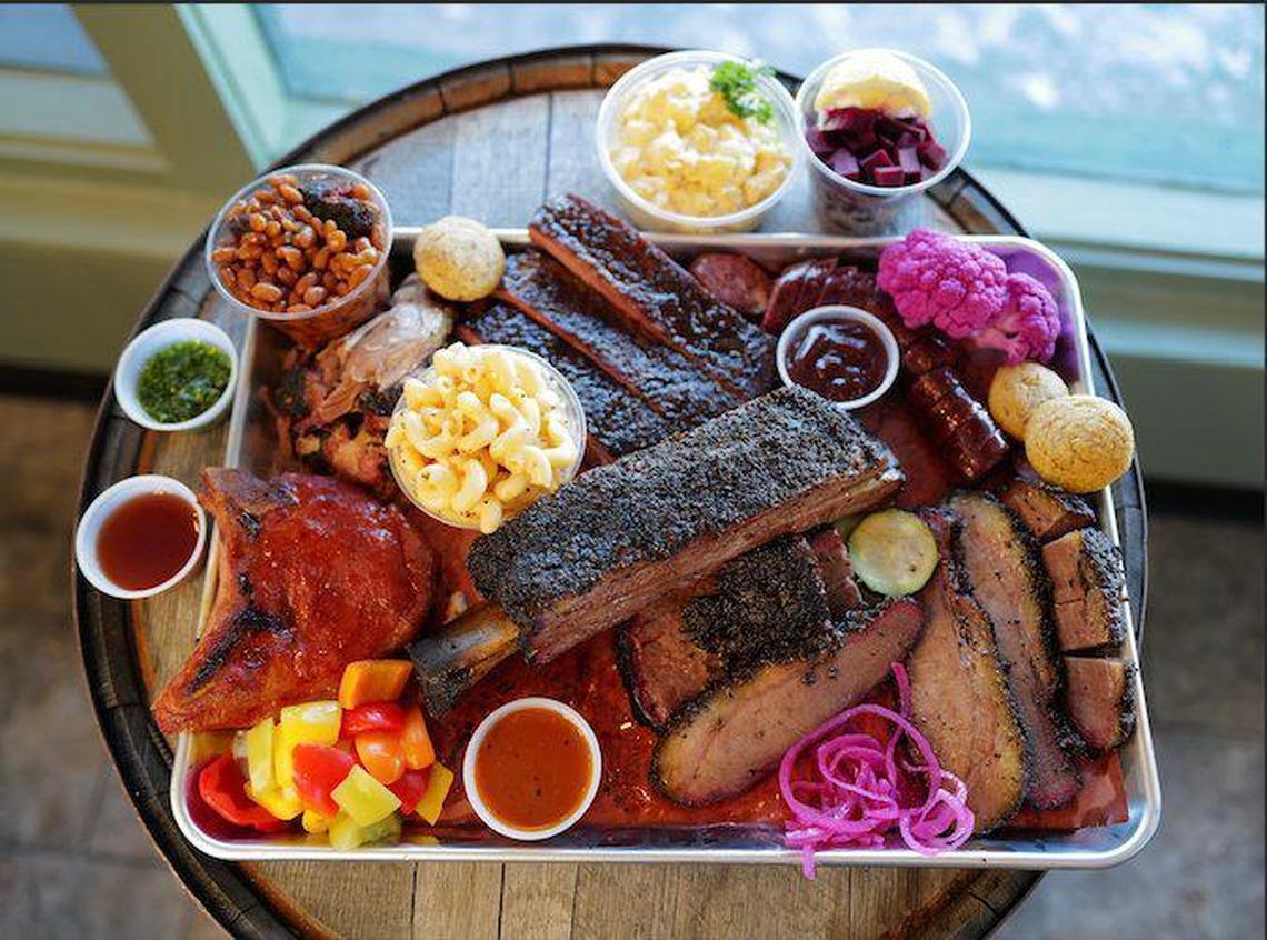 A sampling of menu items from LX BBQ, a new barbecue restaurant opening on Walton Avenue. The restaurant’s owners say they are using the best quality meats they can find including USDA Prime beef.