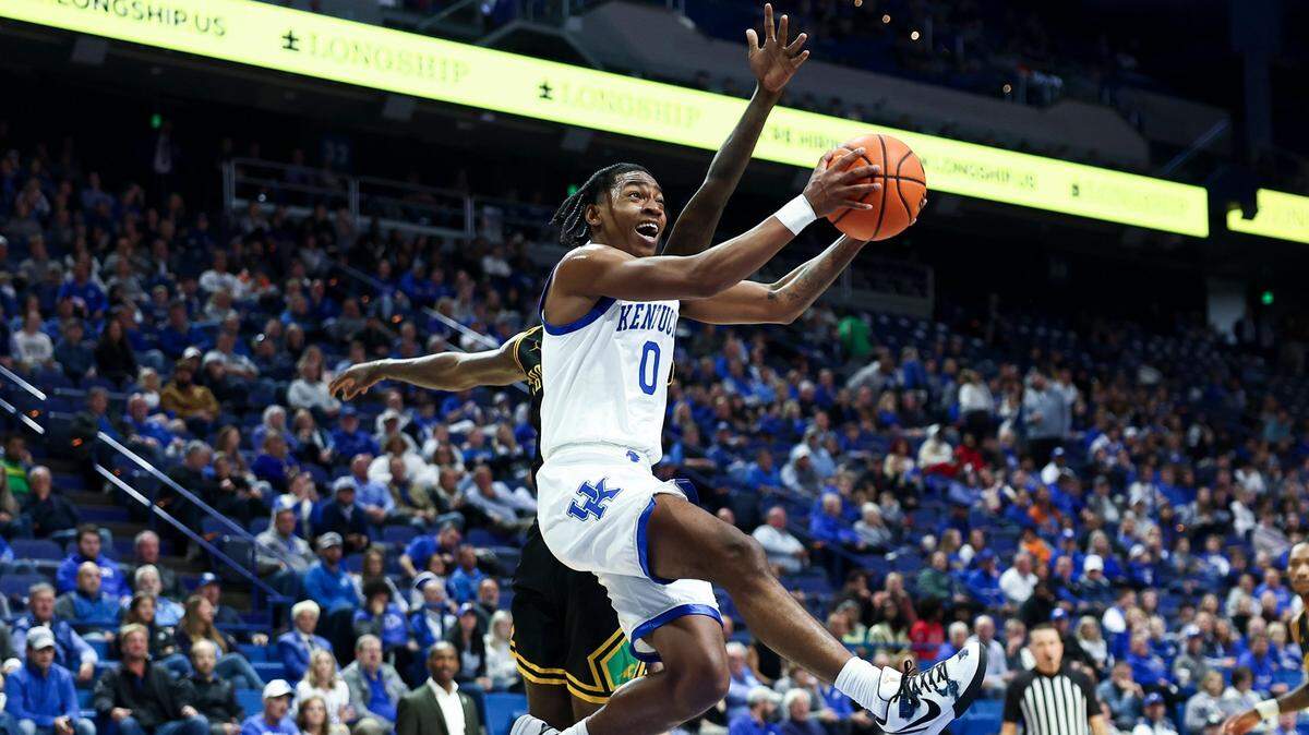 View the shot charts from Kentucky’s 99-53 exhibition win over Kentucky State