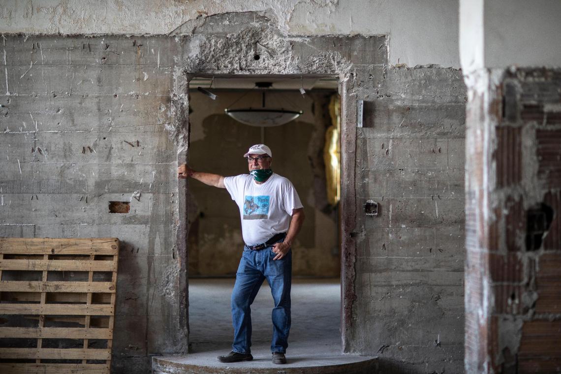 Carlo Vaccarezza, owner of Frank & Dino’s, a fine-dining Italian restaurant planned for downtown Lexington poses for a portrait on Friday, July 24. The restaurant will take over the ground floor of the 115-year-old building at 271 West Short, known as the Security Trust Building.