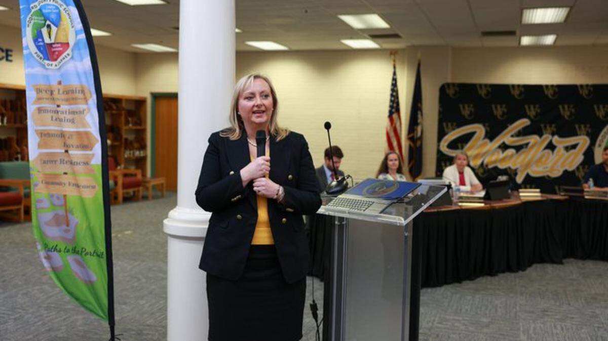 Woodford County Superintendent Lori Jones