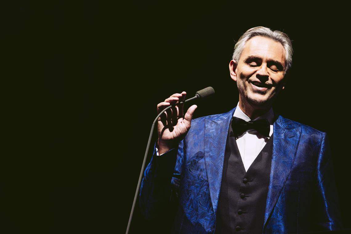 Italian tenor Andrea Bocelli is making his Lexington debut on Dec. 6 at Rupp Arena with the Lexington Philharmonic.