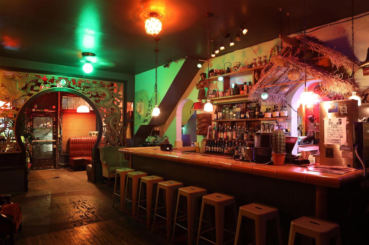 Tiki Java is the tiki bar side of the action at Green Lantern Bar.