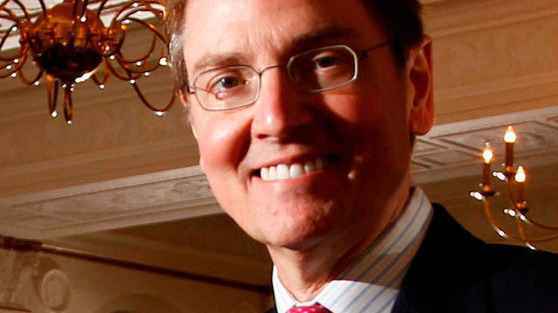 Lexington Mayor Jim Gray, whose offices are still in the ballroom at the Urban County Government building photographed  on Thursday  January  4, 2012  in Lexington, Ky.  Photo by Mark Cornelison | Staff