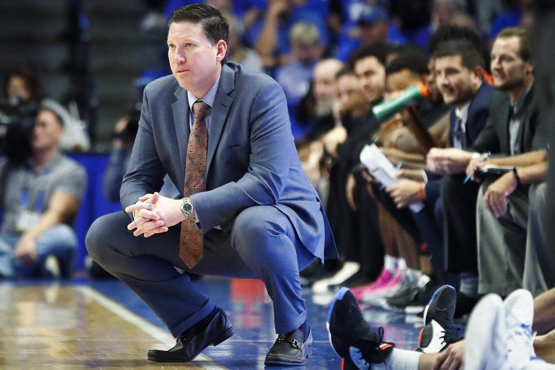 Georgetown College Coach Chris Briggs led the Tigers to the 2019 NAIA Division I men’s basketball national title, the coach’s second national championship (2013) at the school.