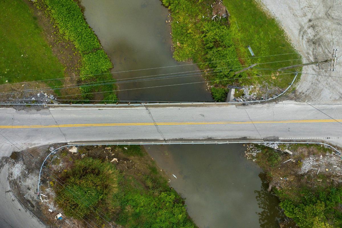 A year later, the bridge in Letcher County, Ky., is clear for traffic.