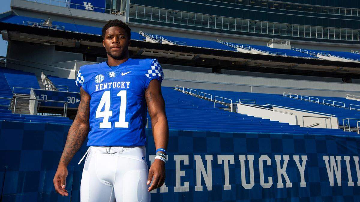 Breaking records was one of the many reasons Josh Allen returned to Kentucky this season. He broke UK’s career and single-season sacks records during the Wildcats’ Senior Day win over Middle Tennessee State.