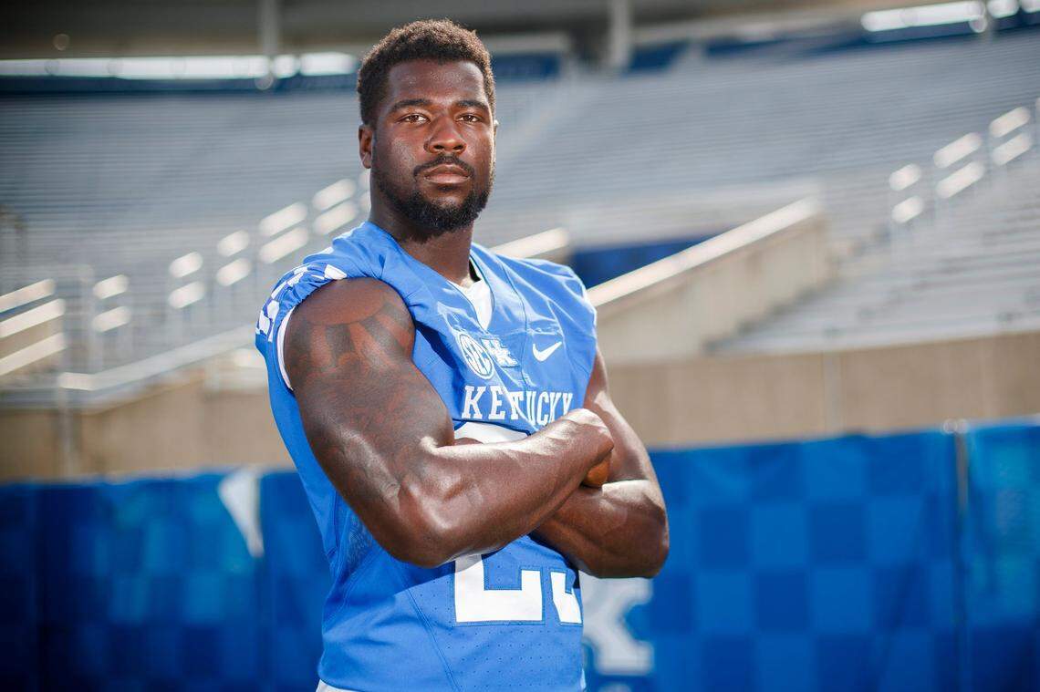 Kentucky Wildcats senior free safety Yusuf Corker (29) had seven tackles, including a TFL, in the win over LSU.