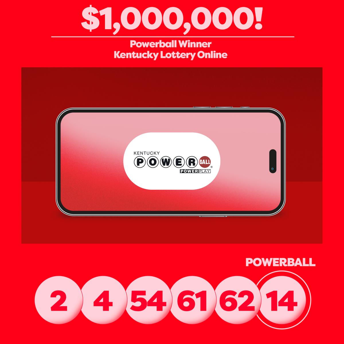 This screen capture shows the May 31 Powerball win of a woman from Louisville, who took home more than $700,000 after taxes, according to Kentucky Lottery.