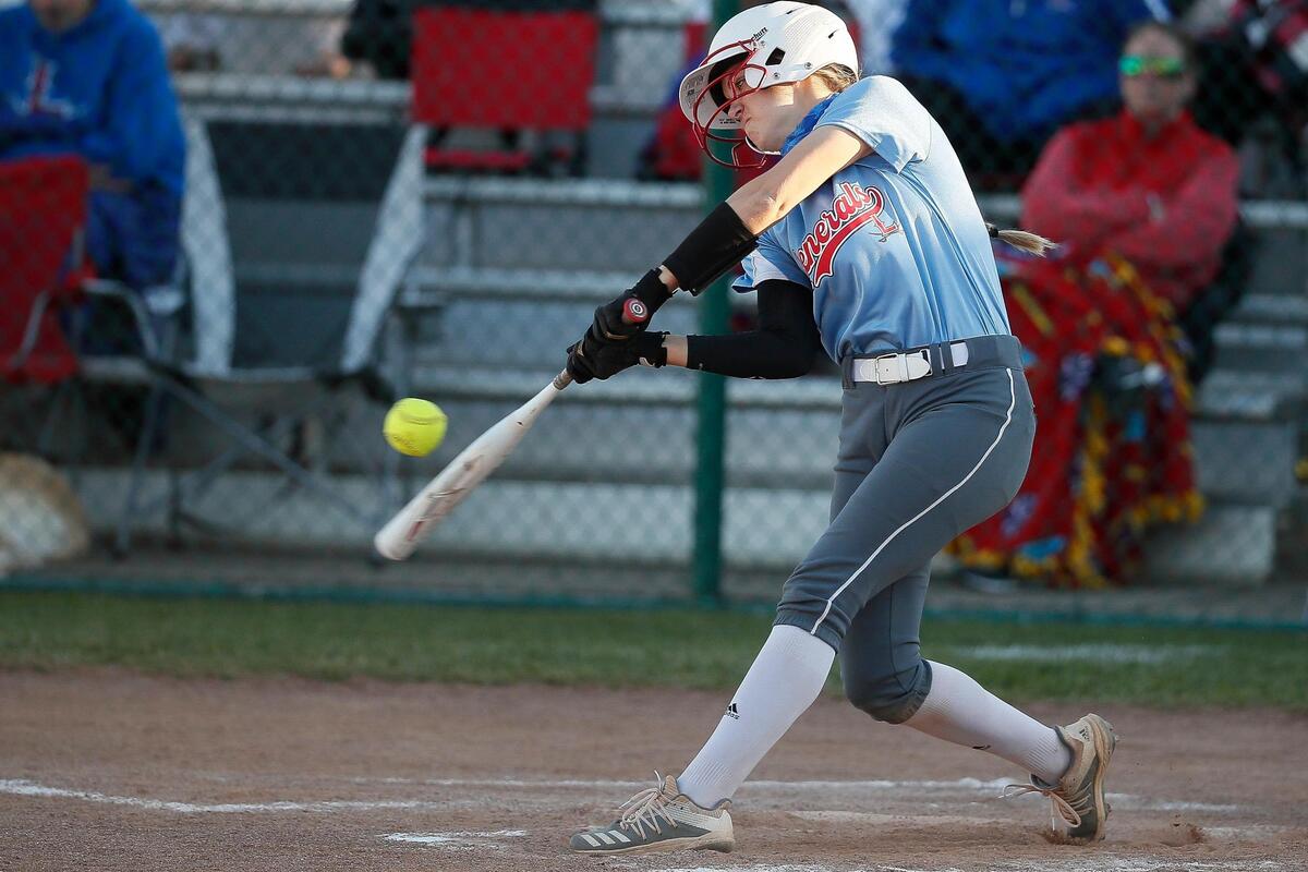 Lafayette’s Rylie Grantz batted against Lexington Catholic on Thursday.