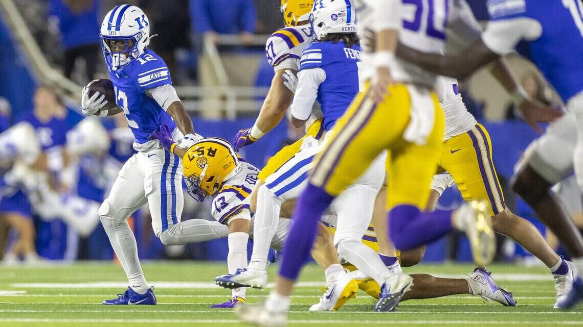 Where to watch and how to follow No. 15 Kentucky’s football game at Oklahoma