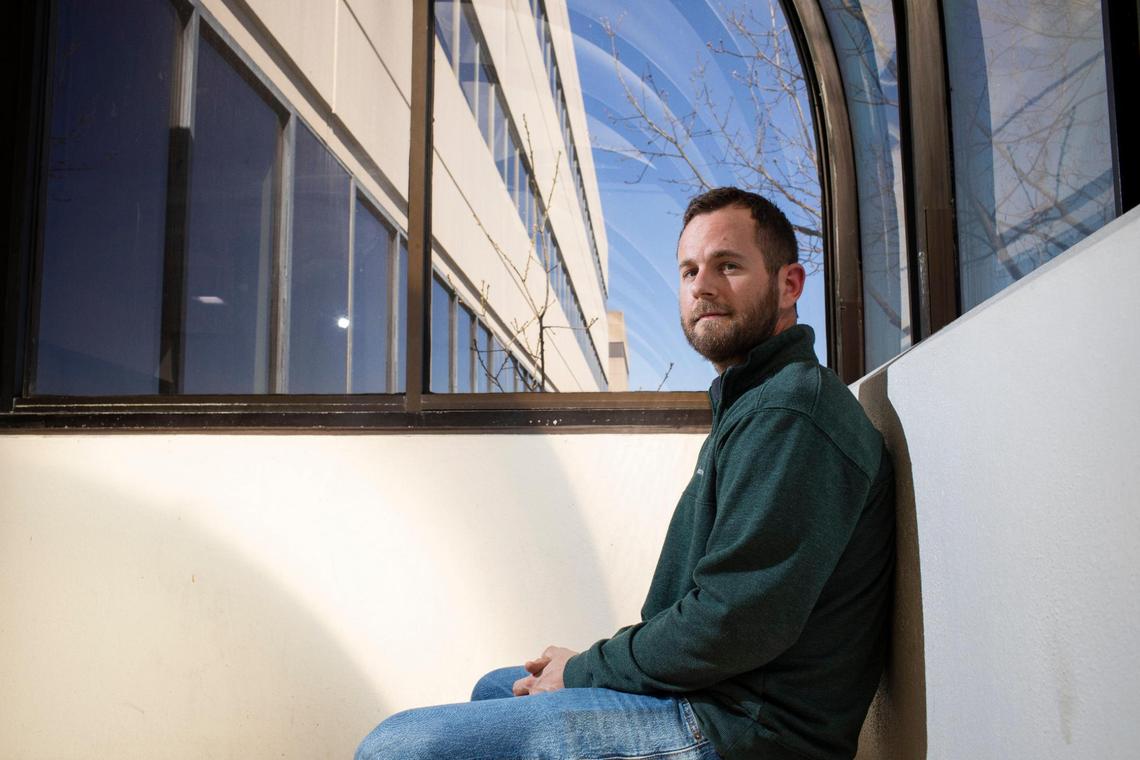 Dr. Anthony Carney poses for a portrait at the UK Kentucky Clinic in Lexington, Ky., Tuesday, February 28, 2023.