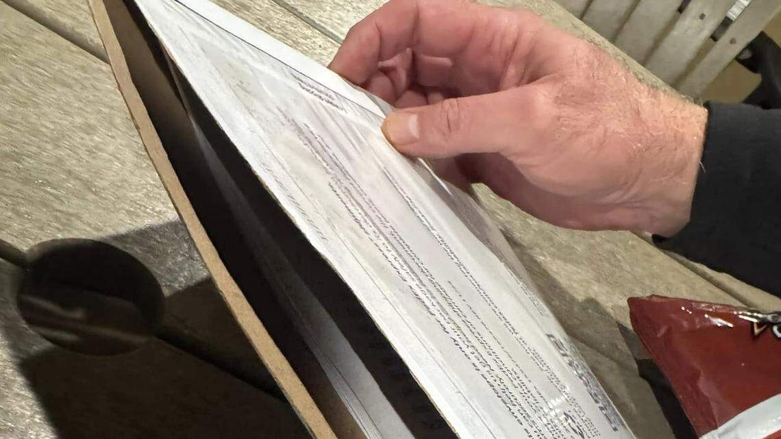 Elijah Jarvis, of London, KY, said local 911 center officials went to a FedEx pickup location, retrieved his package containing open records and removed information from it before he arrived.